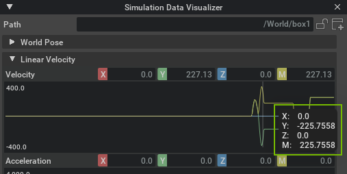 Simulation Data Visualizer Inspect