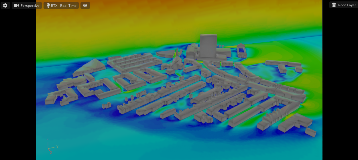 Pedestrian Wind Comfort Visualization