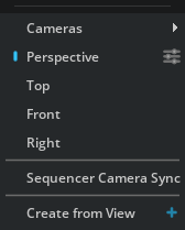 Camera menu